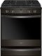 Whirlpool - 5.8 Cu. Ft. Slide-In Gas Convection Range with Self-Cleaning with Air Fry with Connection - Black Stainless Steel-Front_Standard