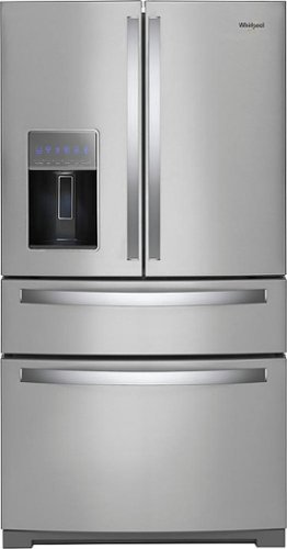 Whirlpool - 26.2 Cu. Ft. 4-Door French Door Refrigerator - Stainless Steel