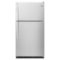 Whirlpool - 20.5 Cu. Ft. Top-Freezer Refrigerator - Stainless Steel-Front_Standard