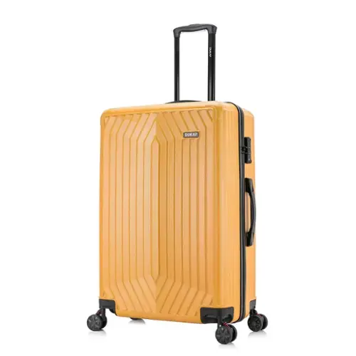 Front. DUKAP - STRATOS lightweight hardside Spinner Luggage 28" - TERRACOTA.