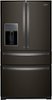 Whirlpool - 26.2 Cu. Ft. 4-Door French Door Refrigerator - Black Stainless Steel-Front_Standard