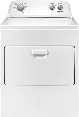 Whirlpool - 7 Cu. Ft. 12-Cycle Electric Dryer - White
