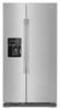 Amana - 21.4 Cu. Ft. Side-by-Side Refrigerator - Stainless Steel-Front_Standard
