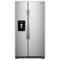 Whirlpool - 21.4 Cu. Ft. Side-by-Side Refrigerator - Monochromatic Stainless Steel-Front_Standard