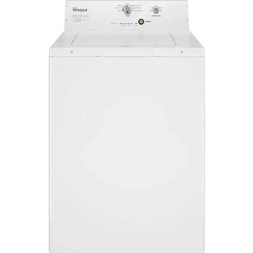 Front. Whirlpool - 3.27 Cu. Ft. High Efficiency Top Load Washer with Deep-Water Wash System - White.