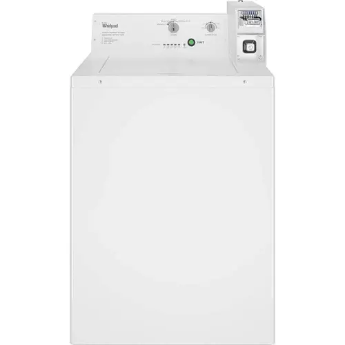 Front. Whirlpool - 3.3 Cu. Ft. High Efficiency Top Load Washer with Deep-Water Wash System - White.
