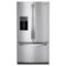 Whirlpool - 26.8 Cu. Ft. French Door Refrigerator - Stainless Steel-Front_Standard