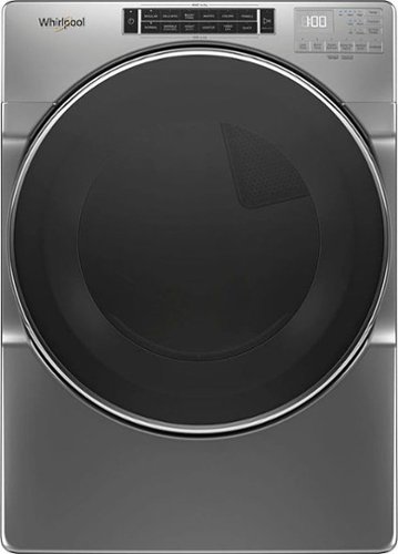 Whirlpool - 7.4 Cu. Ft. 36-Cycle Gas Dryer with Steam - Chrome Shadow