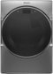Whirlpool - 7.4 Cu. Ft. 36-Cycle Electric Dryer with Steam - Chrome Shadow-Front_Standard