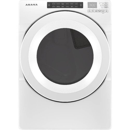 Amana - 7.4 Cu. Ft. Stackable Gas Dryer with Sensor Drying - White