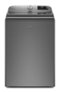 Maytag - 5.3 Cu. Ft. High Efficiency Smart Top Load Washer with Extra Power Button - Metallic Slate-Front_Standard