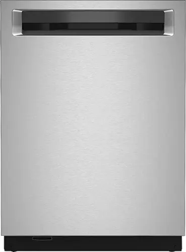 Front. KitchenAid - Top Control Built-In Dishwasher with Stainless Steel Tub, 3rd Rack, 44dBA - Stainless steel.