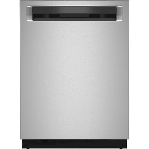 "KitchenAid - 24"" Top Control Built-in Stainless Steel Tub Dishwasher with FreeFlex Third Rack and 44dBA - Stainless Steel"