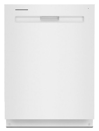 Maytag - Top Control Built-In Dishwasher with Stainless Steel Tub, Dual Power Filtration, 3rd Rack, 47dBA - White