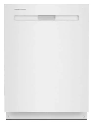 Front. Maytag - Top Control Built-In Dishwasher with Stainless Steel Tub, Dual Power Filtration, 3rd Rack, 47dBA - White.