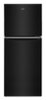 Whirlpool - 11.6 Cu. Ft. Top-Freezer Counter-Depth Refrigerator with Infinity Slide Shelf - Black-Front_Standard