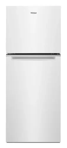 Front. Whirlpool - 11.6 Cu. Ft. Top-Freezer Counter-Depth Refrigerator with Infinity Slide Shelf - White.