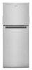 Whirlpool - 11.6 Cu. Ft. Top-Freezer Counter-Depth Refrigerator with Infinity Slide Shelf - Stainless Steel-Front_Standard