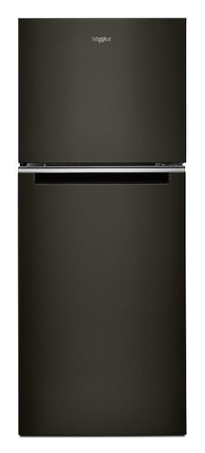 Whirlpool - 11.6 Cu. Ft. Top-Freezer Counter-Depth Refrigerator with Infinity Slide Shelf - Black Stainless Steel