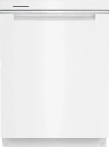 Front. Whirlpool - 24" Top Control Built-In Stainless Steel Tub Dishwasher with 3rd Rack and 47 dBA - White.