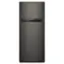 Front. Whirlpool - 17.7 Cu. Ft. Top Freezer Refrigerator - Black Stainless Steel.