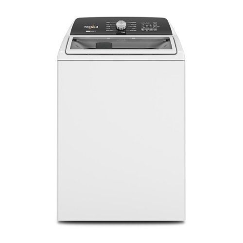

Whirlpool - 4.7-4.8 Cu. Ft. Top Load Washer with 2 in 1 Removable Agitator - White