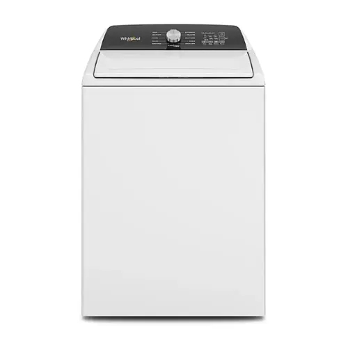 Front. Whirlpool - 4.5 Cu. Ft. Top Load Washer with Built-In Water Faucet - White.