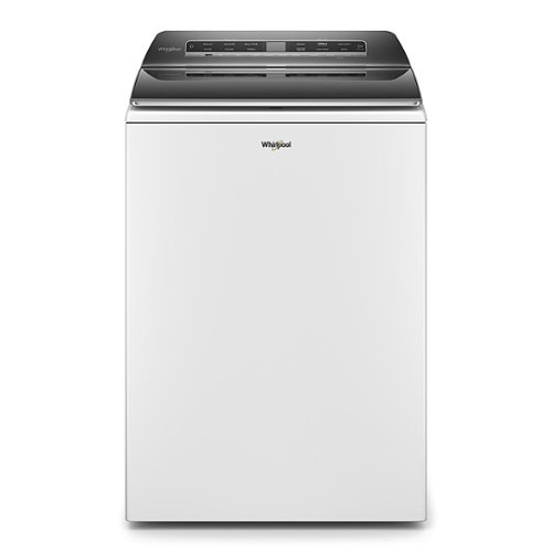 

Whirlpool - 5.2-5.3 Cu. Ft. Smart Top Load Washer with 2 in 1 Removable Agitator - White