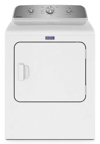 Maytag - 7.0 Cu. Ft. Gas Dryer with Wrinkle Prevent - White
