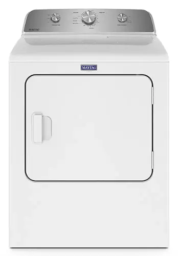 Front. Maytag - 7.0 Cu. Ft. Gas Dryer with Wrinkle Prevent - White.