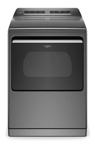 Whirlpool - 7.4 Cu. Ft. Smart Gas Dryer with Steam and Advanced Moisture Sensing - Chrome Shadow