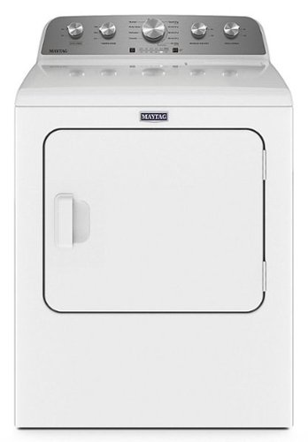 Maytag - 7.0 Cu. Ft. Gas Dryer with Extra Power Button - White