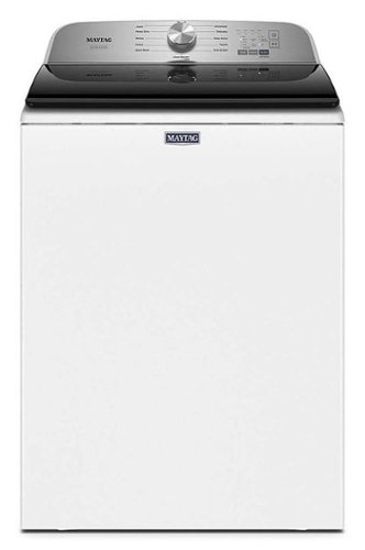Maytag - 4.7 Cu. Ft. High Efficiency Top Load Washer with Pet Pro System - White