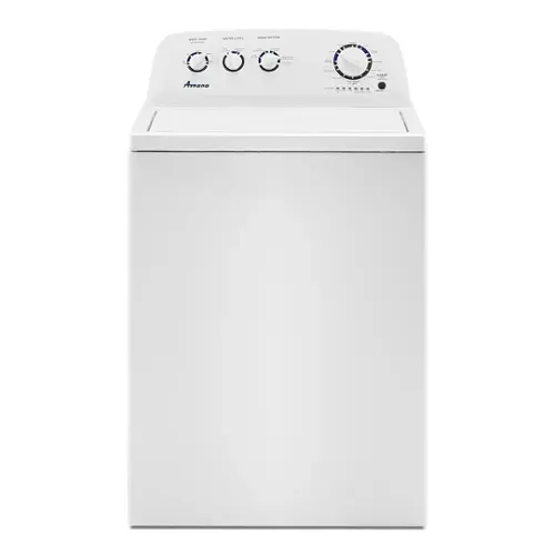 Front. Amana - 3.8 Cu. Ft. High Efficiency Top Load Washer with with High-Efficiency Agitator - White.