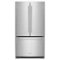 KitchenAid - 25 cu. ft. French Door Refrigerator with Interior Water Dispenser - Stainless Steel-Front_Standard