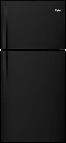Whirlpool - 19.3 Cu. Ft. Top-Freezer Refrigerator - Black
