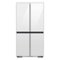 Samsung - OPEN BOX Bespoke 23 Cu. Ft. 4-Door Flex French Door Counter Depth Refrigerator w/ Beverage Center-panels sold separately - Custom Panel Ready-Angle_Standard