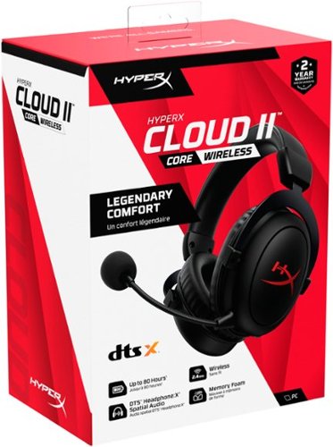 HyperX Cloud II Core Wireless Headset for PC - Black SHOP ONLINE