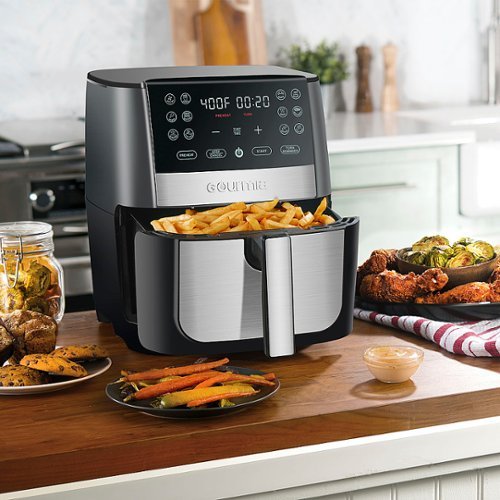 Gourmia 8 Qt Digital Air Fryer with FryForce 360 and Guided