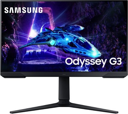 Samsung - Odyssey G30D 24" LED AMD FreeSync Premium 180Hz 1ms Gaming Monitor (DisplayPort, HDMI) - Black