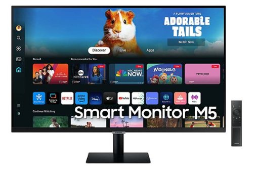 Samsung - M50D 27" LED FHD 60Hz 4ms Smart Monitor with HDR 10 (HDMI, USB) - Black