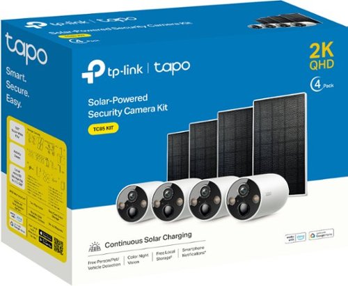 TP Link Tapo Outdoor Battery Powered Wireless 2K Security Camera