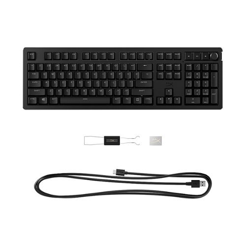 HyperX Alloy Rise Full-size Wired Mechanical Linear Switch Gaming Keyboard with RGB Lighting - Black BUY IN SINGAPORE