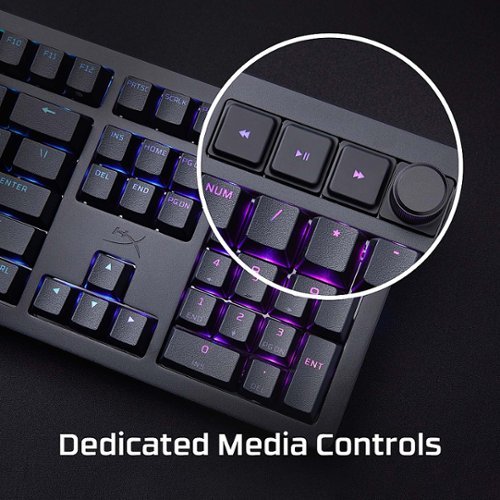 HyperX Alloy Rise Full-size Wired Mechanical Linear Switch Gaming Keyboard with RGB Lighting - Black WHERE TO BUY