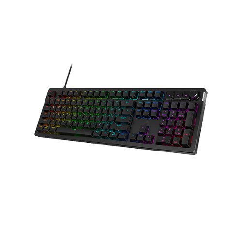 HyperX Alloy Rise Full-size Wired Mechanical Linear Switch Gaming Keyboard with RGB Lighting - Black BUY IN MIDDLE EAST