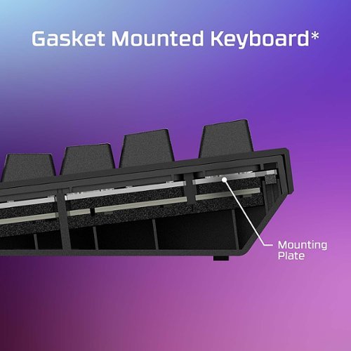 HyperX Alloy Rise 75 75% Wired Mechanical Linear Switch Gaming Keyboard with RGB Lighting - Black GLOBAL SHIPPING