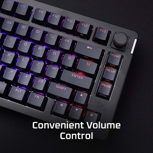 HyperX Alloy Rise 75 75% Wired Mechanical Linear Switch Gaming Keyboard with RGB Lighting - Black WHERE TO BUY