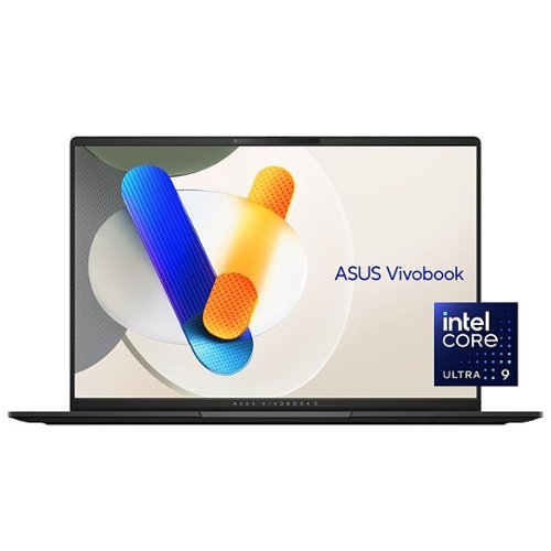 ASUS - Vivobook 16" Laptop OLED - Intel EVO Core Ultra 9 185H with 16GB Memory - 1TB SSD - Neutral Black