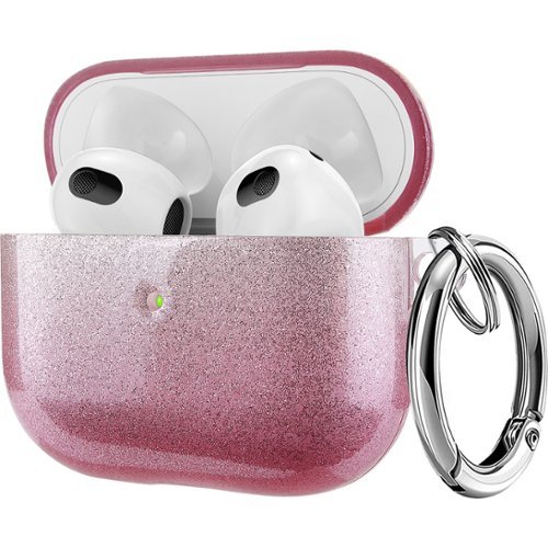 SaharaCase Inspire Series Sparkle Case for Apple AirPods (3rd Generation) - Pink WORLDWIDE DELIVERY