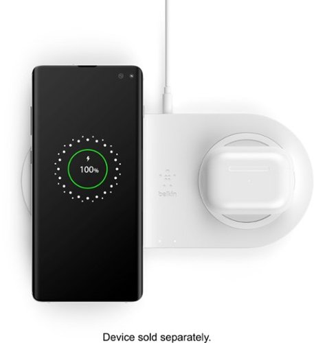 Belkin BOOST↑CHARGE Dual 10W Wireless Charging Pads - White WORLDWIDE DELIVERY